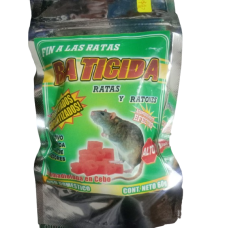 PONLE FIN A LAS RATAS RATICIDA EFECTIVO PARA TODA CLASE DE ROEDORES BROMADIOLONA EN CEBO 60 G