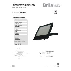 Reflector De LED 100W 6500K PHILCO ILUMINACION BRILLA MAX VENTOR