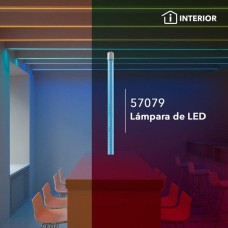 Tubo T8 color azul LED 18W