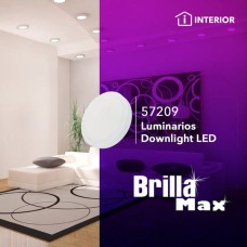 Luminario tipo surface para sobreponer LED 24W color blanco luz blanca 6 500K