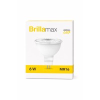 Lámpara LED MR16 6W 3000K Lámpara LED MR16 6W Luz Cálida Philco Brilla Max